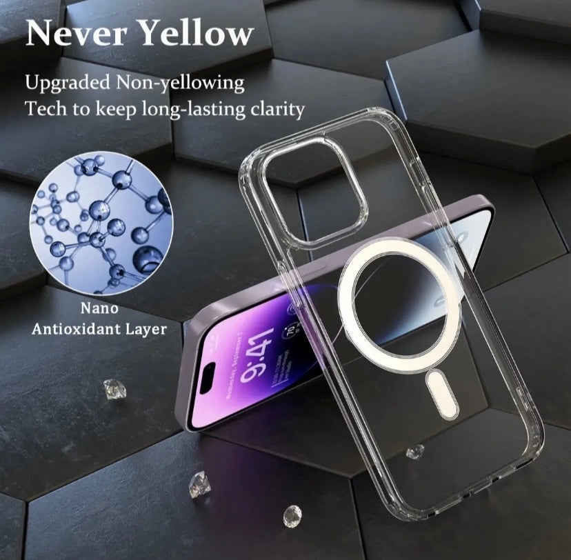 MagSafe Magnetic Shockproof Military Case for iPhone 15