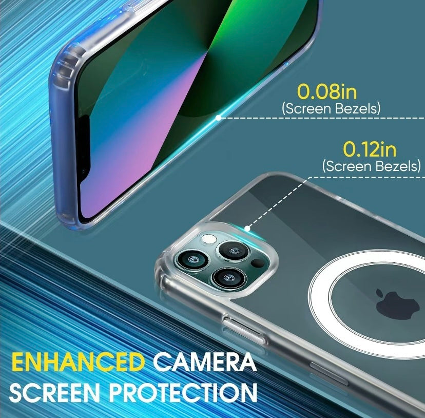 MagSafe Magnetic Shockproof Military Case for iPhone 15