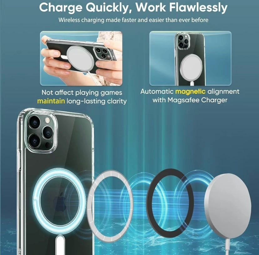 MagSafe Magnetic Shockproof Military Case for iPhone 15