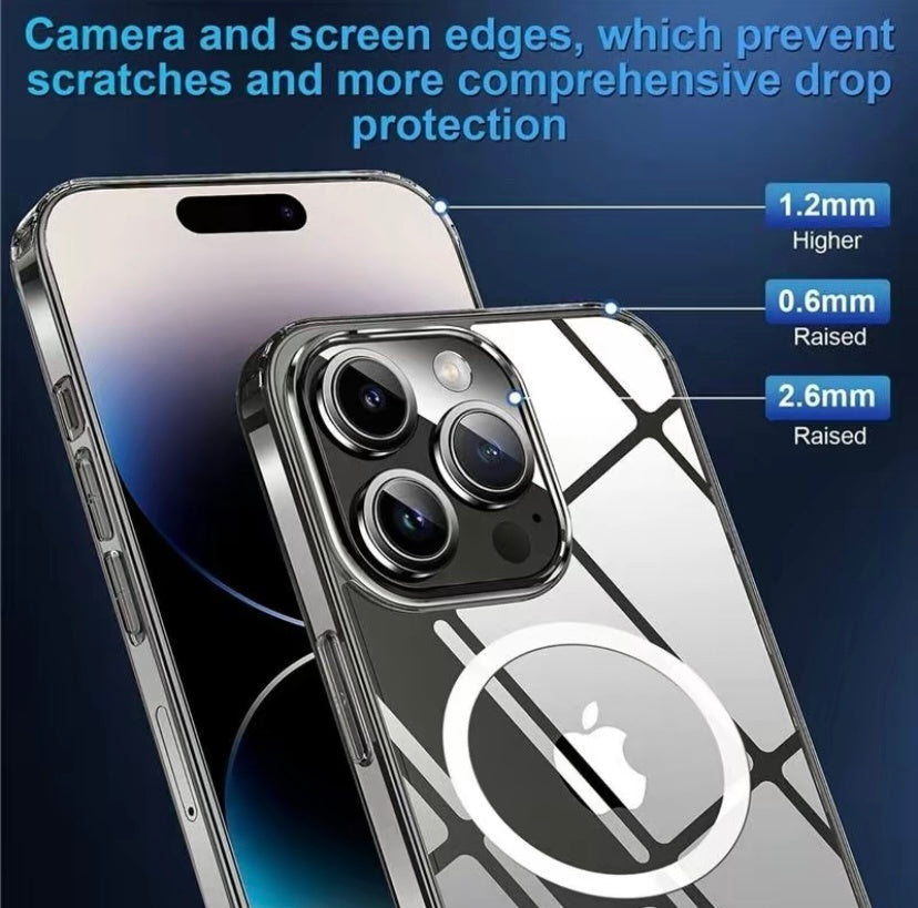 MagSafe Magnetic Shockproof Military Case for iPhone 15
