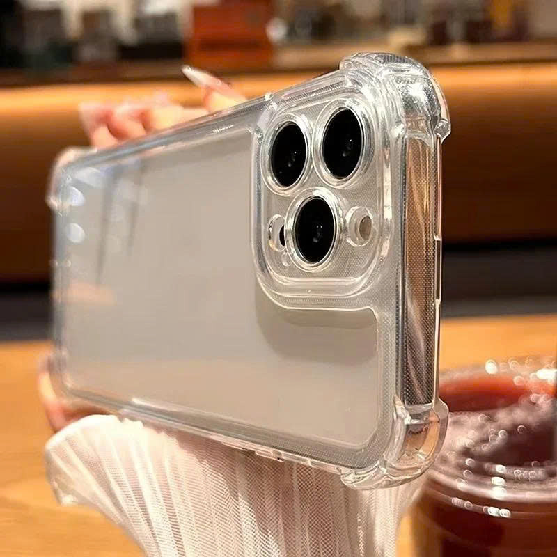 Shockproof Transparent Phone Case For iPhone 17 Clear Soft Bumper Cases Cover