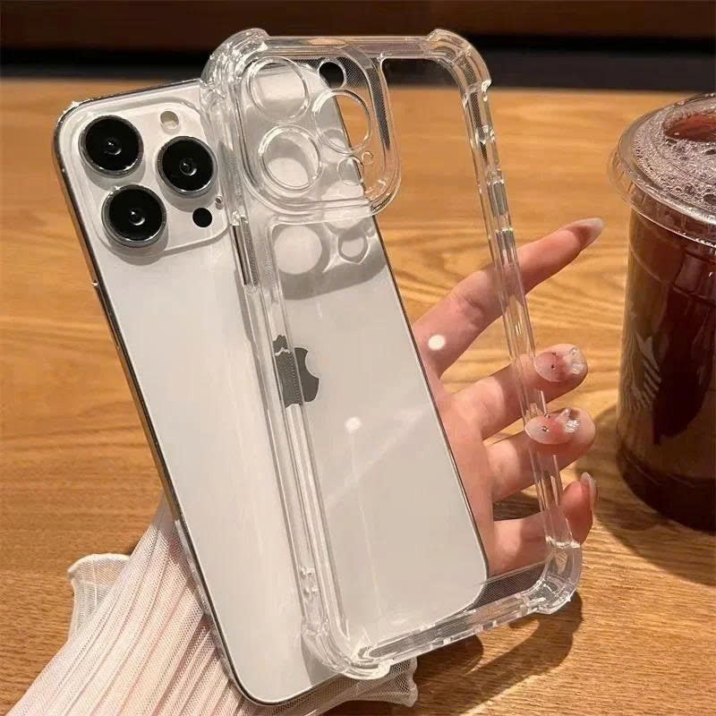 Shockproof Transparent Phone Case For iPhone 17 Clear Soft Bumper Cases Cover